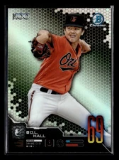 2019 Bowman #BTP-69 D.L. Hall Bowman Scouts' Top 100