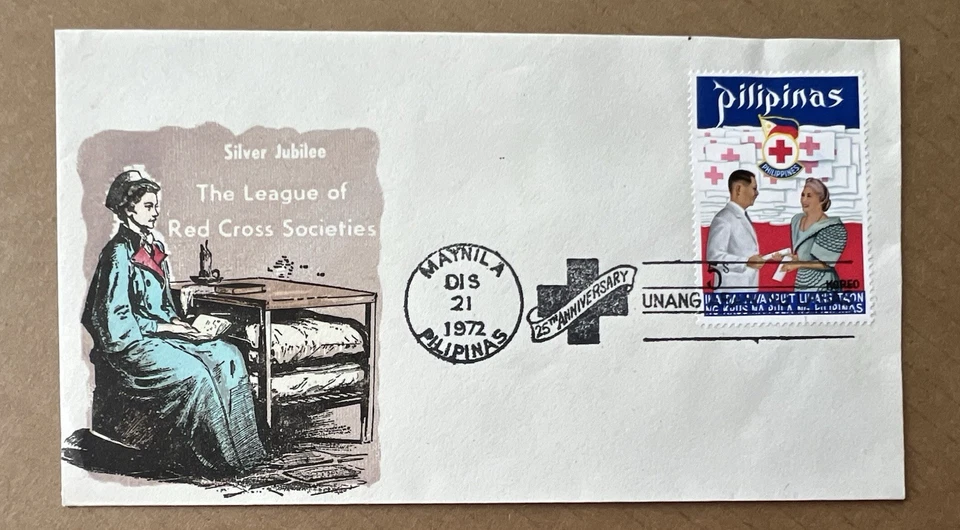 Filipinas Cruz Roja y TB Salud FDC Lote • 1963-1974 Asuntos Humanitarios Foto 4 de 4