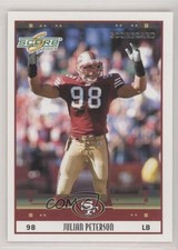 2005 Score Scorecard 147/599 Julian Peterson #248 0q3