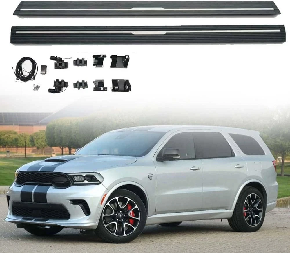 Running Boards - Black - 2011-2024 Dodge Durango