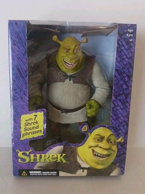 Vintage 2001 Shrek with Sound! 12  Figure McFarland Toys DreamWorks NIB