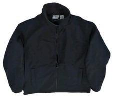 Men's Lightweight Jacket, Navy w/Heather Fleece Lining