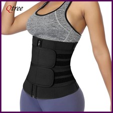 Qtree Waist Trainer Plus Size for Women Sports Girdle Corset Slimming Belly Body