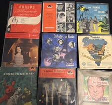 9 x Vinyl 10 Inch EPs  Diverse Dalida Uva