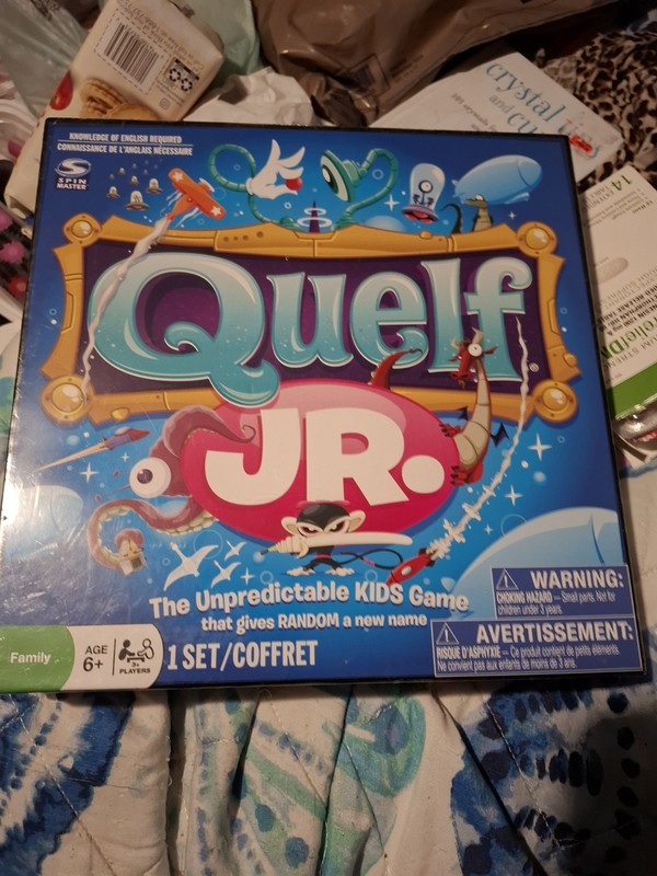 Quelf Jr Junior Family Kids Board Game Hard to find