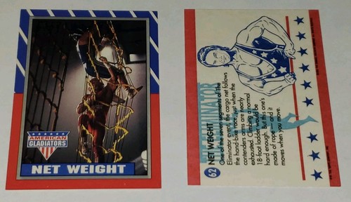 1991 Topps American Gladiators Net Weight #62 TV Show Trading Card - Bild 1 von 11