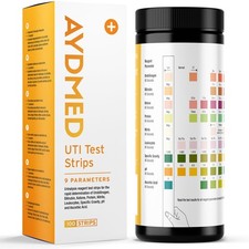 100 x AYDMED 9-in-1 UTI Test Strips 9 Parameter Urine Test Strips for Leuko...