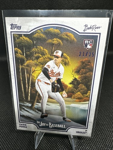2025 Topps Bob Ross: Joy Of Baseball Cards – Pick Your Player (Base #1-100 & RCs)