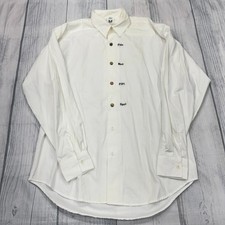 HEY MAX! Camisa Botón L Grande Nombres de Perro Fido Max Fifi Spot Hombres Algodón Blanco