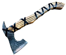 Survival Hunting Battle War Tactical Axe 18" Hatchet Custom Crafted Handmade AX