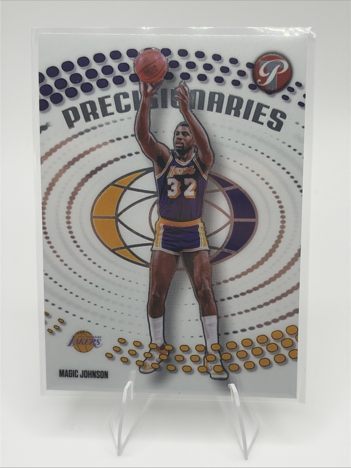 Magic Johnson 2025-26 Topps Pristine Precisionaries  Los Angeles Lakers