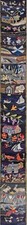 Antique American Hooked Rug Hallway Runner Wool Black