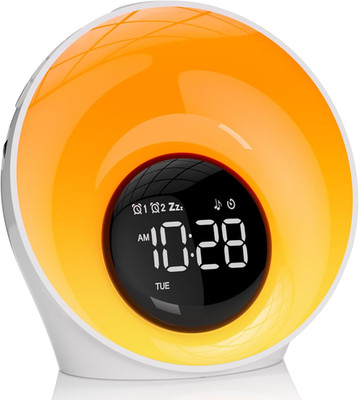 Tageslichtwecker Lichtwecker Sonnenaufgang, Wake up Light Mit Wecker Digital, Na