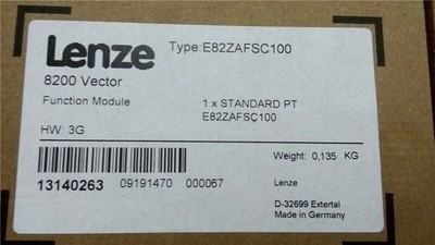 E82ZAFSC100 NEW LENZE Function Module Inverter 8200 Vector
