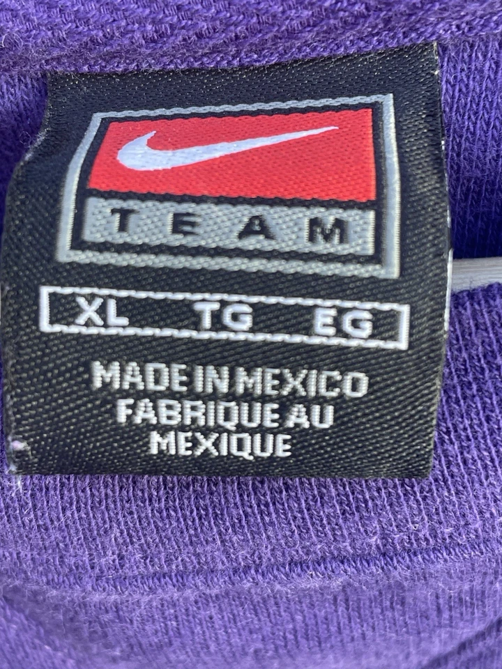 University Washington Huskies Crewneck XL 90s Nike Team Center Swoosh Vintage - Image 2 of 4