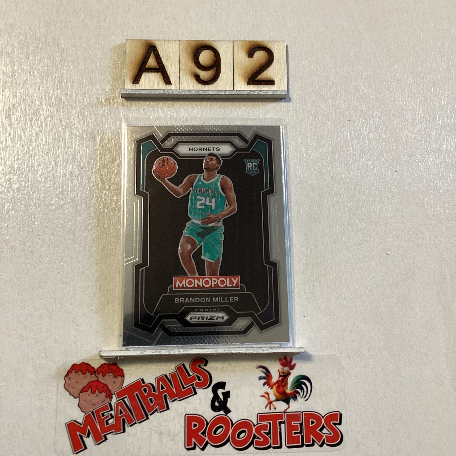 2023-24 Panini Prizm Monopoly Brandon Miller #15 Rookie