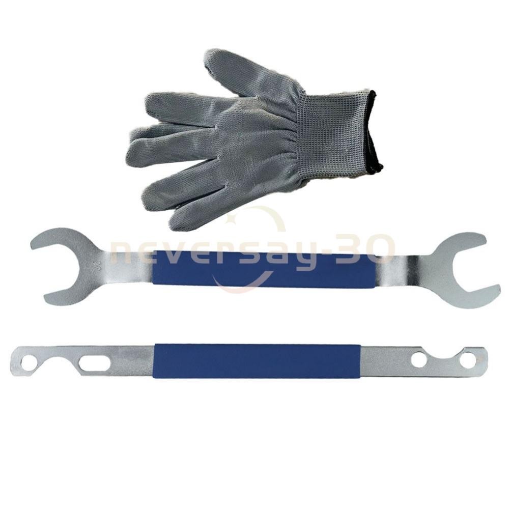 Cisivis 3-Piece Fan Clutch Wrench Set – 32mm & 36mm + Holder Tool For BMW