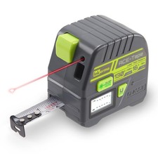 2-in-1 Laser Tape Measure, 130Ft/40m Laser Measurement Tool  16Ft/5m Measuri...