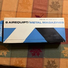 6 Airequipt Metal Magazines 35 MM and Super Slides Holder 6 Pack in Box