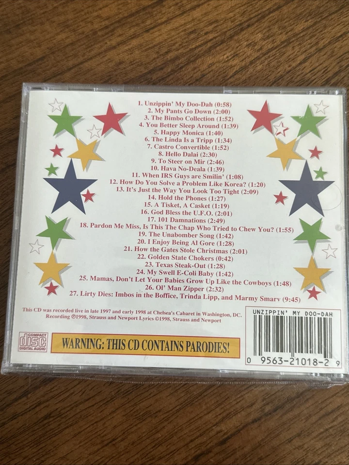 The Capitol Steps Political Satire CDs Lot of 4 Clinton 1997-1999 The Joy of Sax - Image 3 of 4