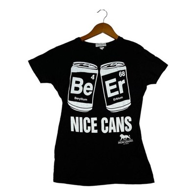 MGM Grand Las Vegas Nice Cans Beryllium Erbium Funny Beer T Shirt Unisex sz M