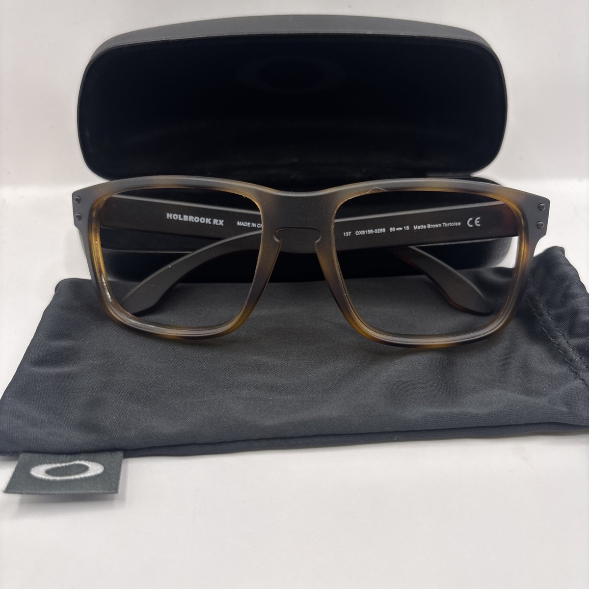 NEW Oakley Holbrook RX OX8156-0256 Matte Brown Tortoise Eyeglasses