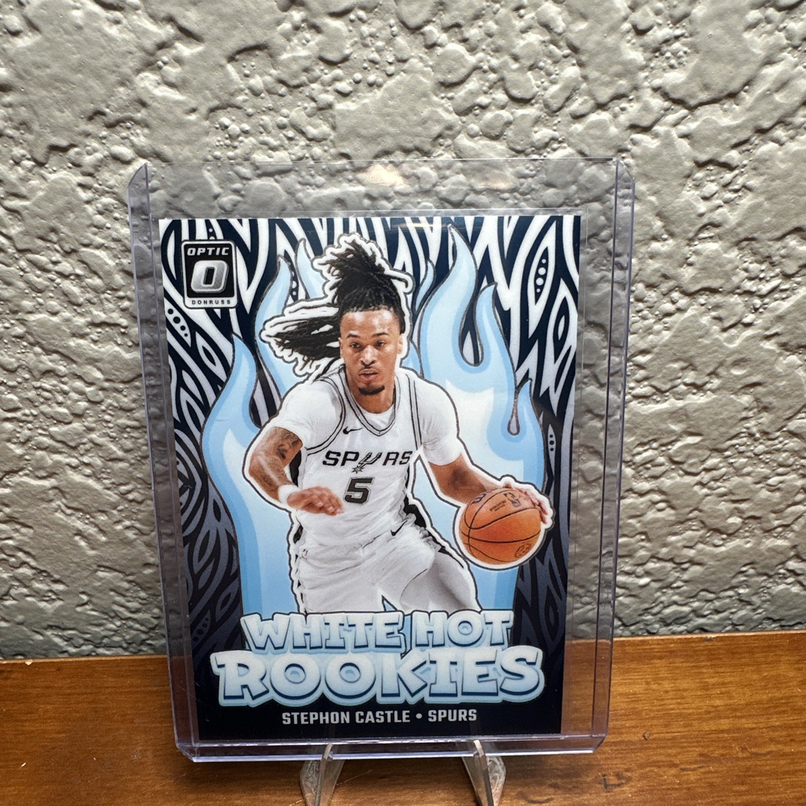 2024-25 Panini Donruss Optic Stephon Castle White Hot Rookies (RC) #6 Spurs