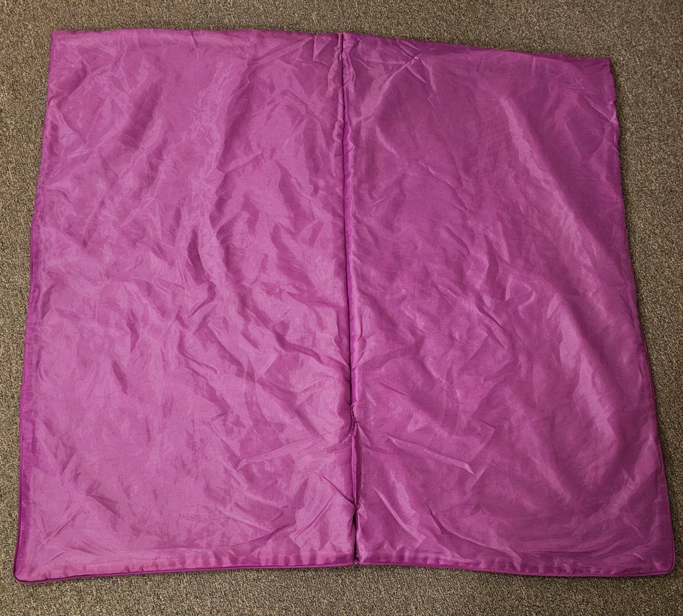 Saco de dormir Disney para niñas 54x30" Minnie & Daisy cremallera alrededor plano abierto Foto 4 de 4