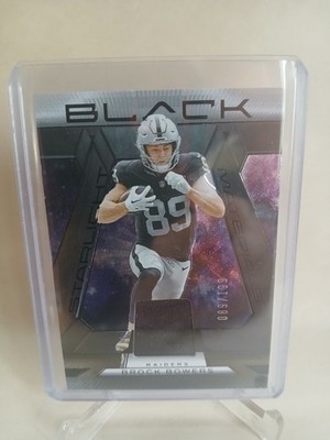 2025 Panini Black Starlight Materials JERSEY MATCH Brock Bowers 089/199 Raiders 