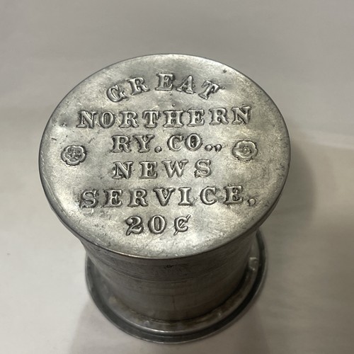 Great Northern Railway News Service 20 Cents Collapsible Cup