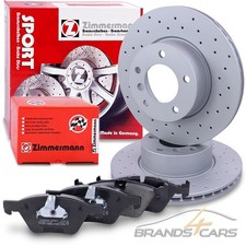 ZIMMERMANN SPORT-BREMSSCHEIBEN +BELÄGE VORNE FÜR BMW 3-ER E90 E91 E93 Z4 E89