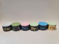 Taom Hex Pack Professional Pool/Billiard Cue Chalk - Different Colors 6pcs 