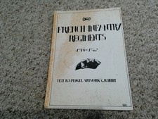 VENTE RÉGIMENTS D'INFANTERIE FRANÇAIS 1740-1762 Texte R.D.PENGEL OEUVRE D'ART C.R.HURT