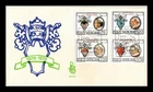 Dr Jim Stamps Vatican 50th anniversary of Lateran Pact 4v Set Venetia FDC