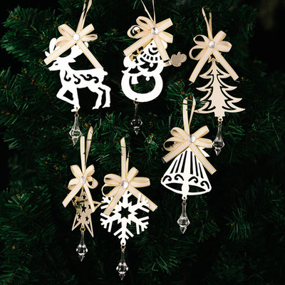 Rustikale Metall Weihnachten Eiszapfen Ornamente Set mit Schneemann Rentier und