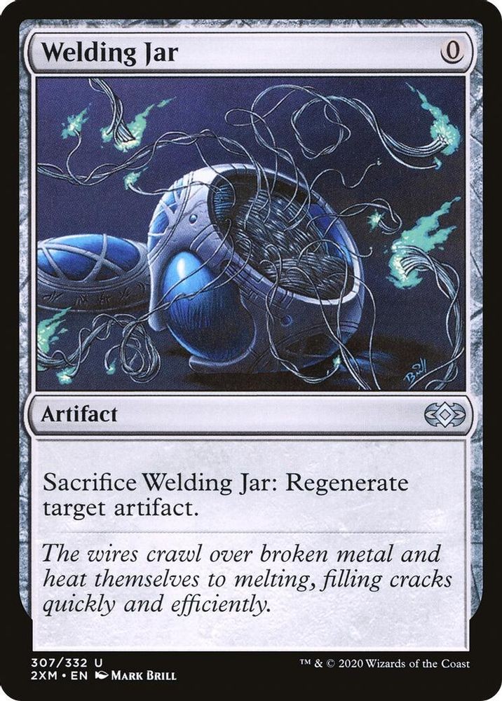 2020 Magic: The Gathering Double Masters - Welding Jar (#307, U, Lightly Played)