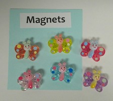 Butterfly MAGNETS New Handmade Colorful QTY. ...