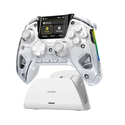 ManbaOne Interactive Screen Wireless Gaming Controller for PC/Switch/Switch 2...