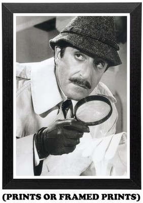 Inspektor Clouseau Peter Verkäufer s/w Bild A5 A4 A3 Druck / gerahmtes Poster #699