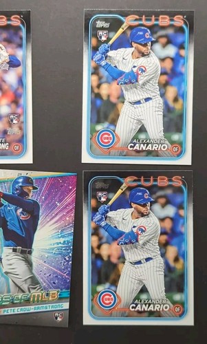 Pete Crow-Armstrong & Alexander Canario 2024 Topps Series 2 Rookie & Insert Lot - 第 3/4 張圖片