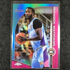 2023-24 Topps Chrome NBL MANGOK MATHIANG Base Aqua 26/199 #57