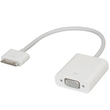 Apple MC552ZM/B 30-pin to VGA Adapter Genuine OEM 