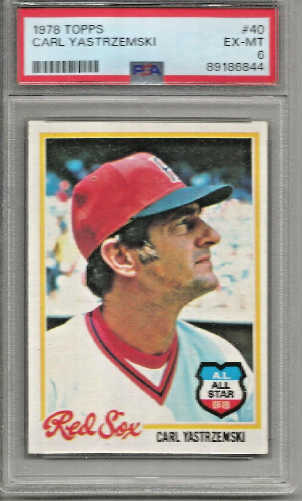 Carl Yastrzemski 1978 Topps (#40) PSA 6