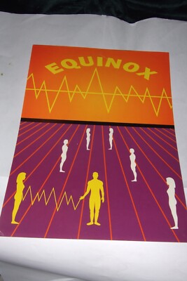 EQUINOX MARCH 93 RAVE FLYER  MILWAUKEES A6 RUSHDEN    DANCE MEMORABILA   A4 VGC