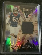 2023 Panini Select Will Anderson Jr. Sparks Rookie Swatches Prizm Def ROY /99 🍀