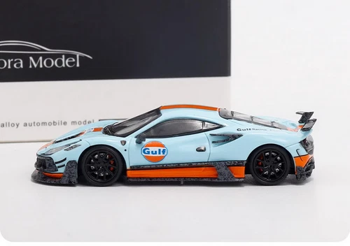 AM 1/64 Scale Ferrari MANSORY F8XX Gulf Diecast car Model Toy Gift - Picture 3 of 6