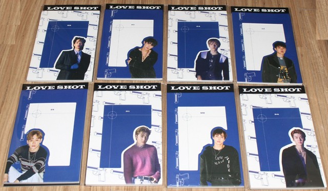 EXO LOVE SHOT SMTOWN GIFTSHOP OFFICIAL GOODS PAPER FRAME SEALED