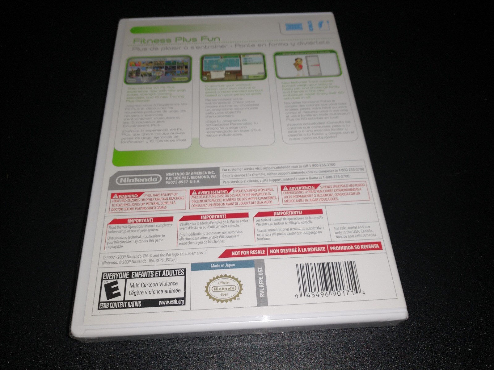 Wii Fit Plus Game only Nintendo Wii BRAND NEW SEALED eBay