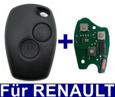 2Tasten Funk Schlüssel 433 MHz für Renault Kangoo Twingo Symbol Modus Master