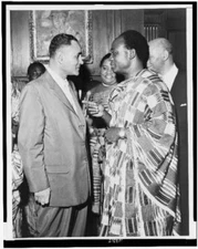 8" x 10" Photo Kwame Nkrumah,Ralph Bunche,Harlem Lawyers' Association